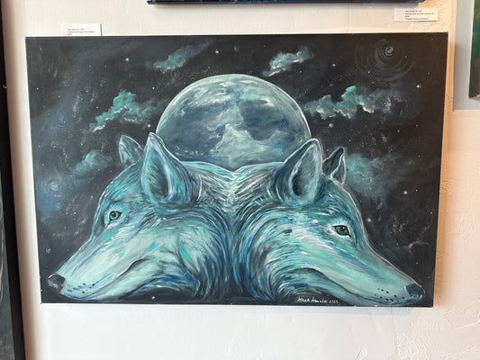 Two Sides - 24” x 36” (Original ) by Ania Amador