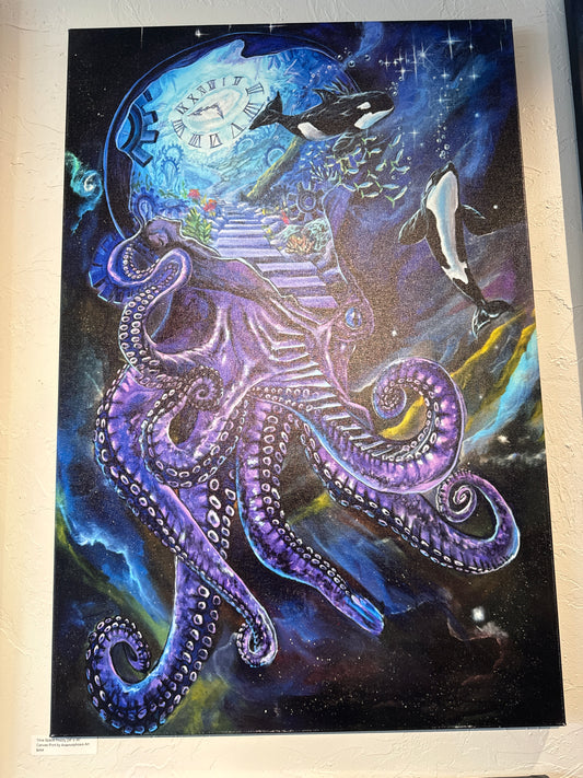 Time Space Reality - 24” x 36” (Canvas Print) by Ania Amador