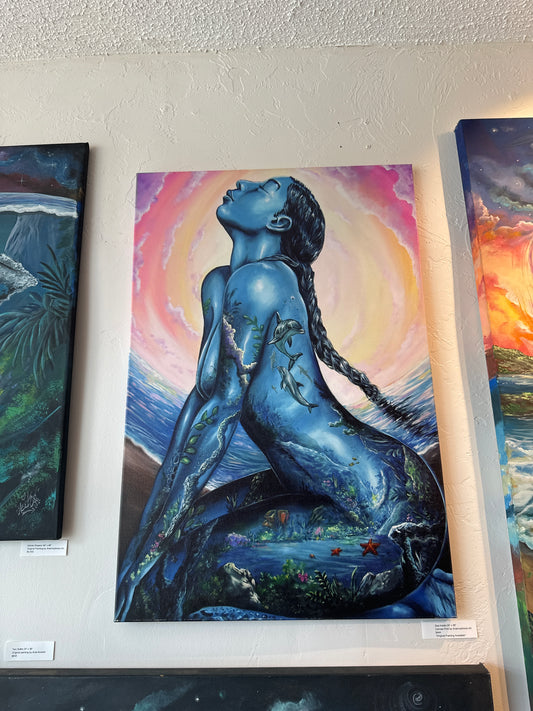 Sea Inside - 24” x 36” (Canvas Print) by Ania Amador